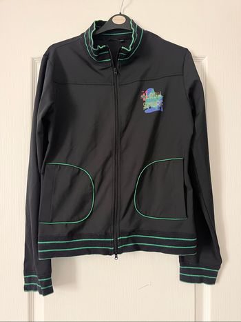 Veste femme noir et verte