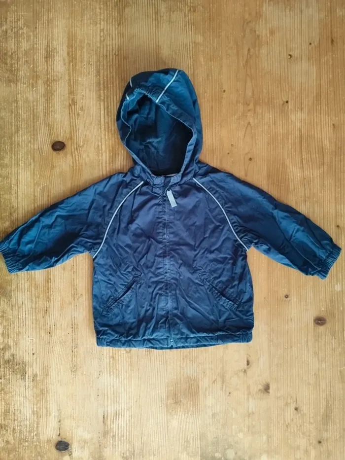 Veste imperméable bébé mixte Tex Baby – 18 mois – Bleu marine