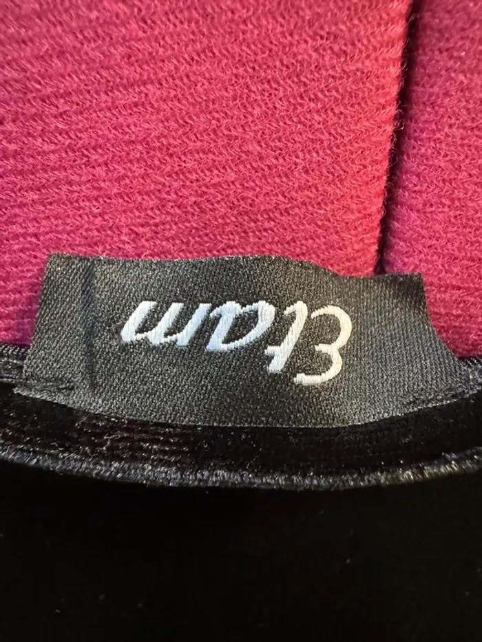 Débardeur velours dentelle etam taille M - photo numéro 4
