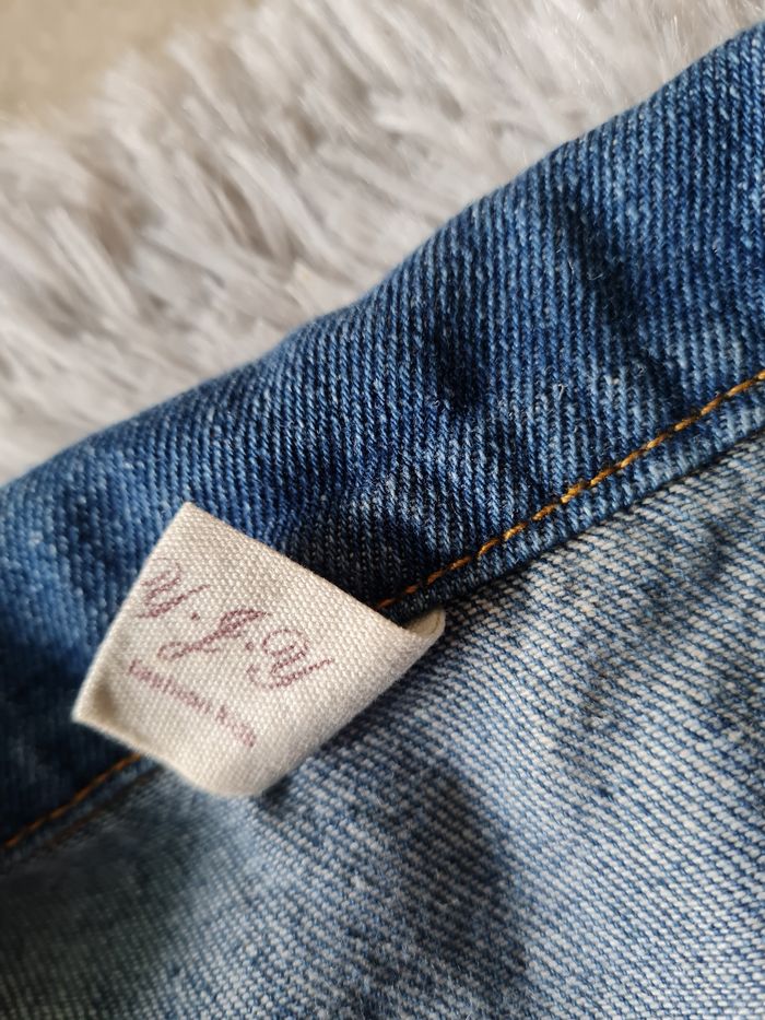 veste en jean sans manche fille 8/10 ans - photo numéro 9