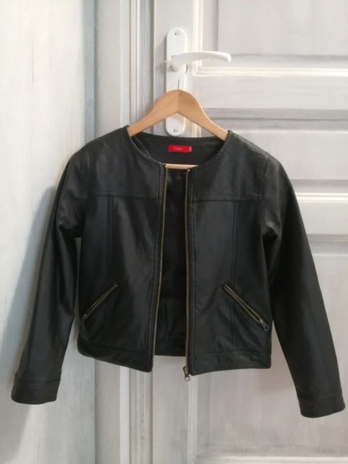 Veste fille Simili cuir