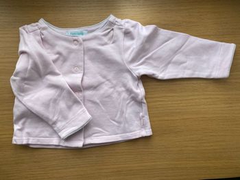 Gilet obaibi rose pale