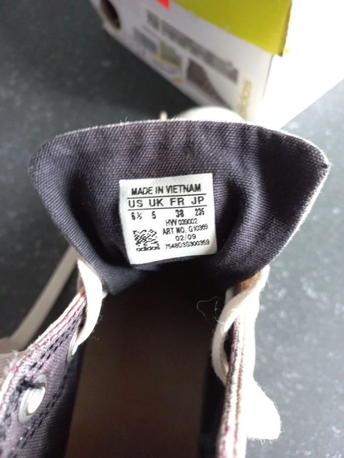 Baskets Adidas p38 clémente stripe hi - photo numéro 7