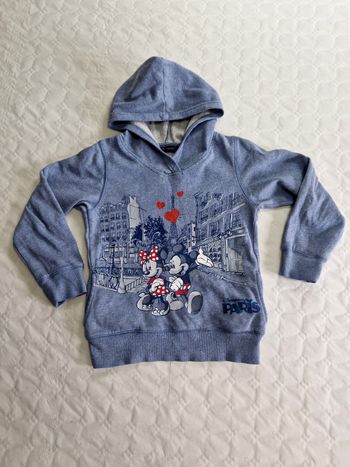 Sweat à capuche  , fille , Disneyland Paris  , Mickey  , minnie  , 10 ans