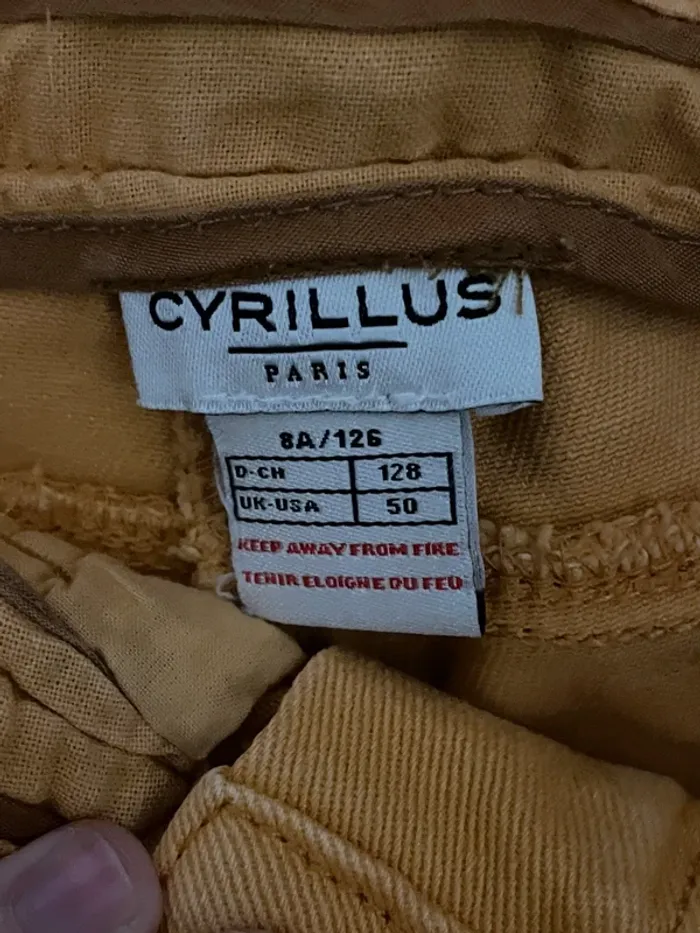 Short Moutarde Cyrillus Fille - photo numéro 3