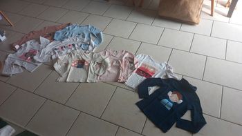 Lot de 9 Tee shirts fille 8 ans tbe