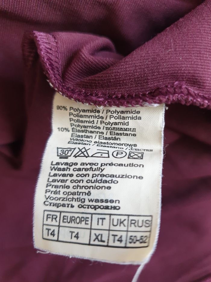 Débardeur prune à bretelles - Camaïeu - T4 - photo numéro 4