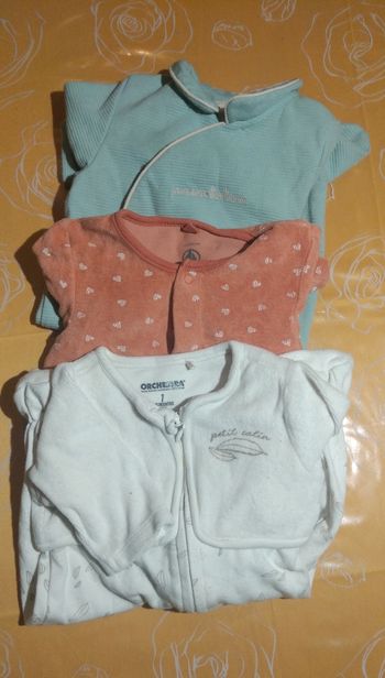 Lot 4 pyjamas - 1mois
