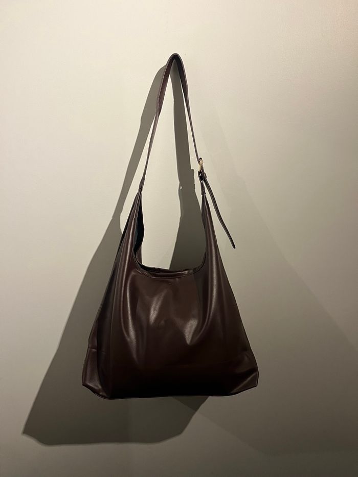 sac à main marron vintage