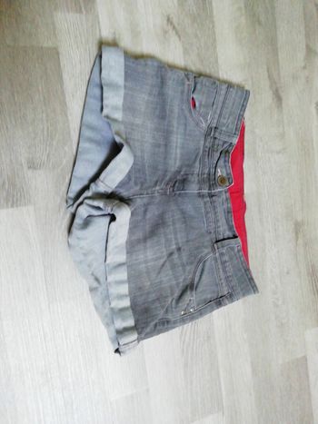 Short en jean 16 ans gris