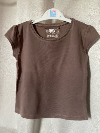T-shirt coton taupe 6 ans Orchestra