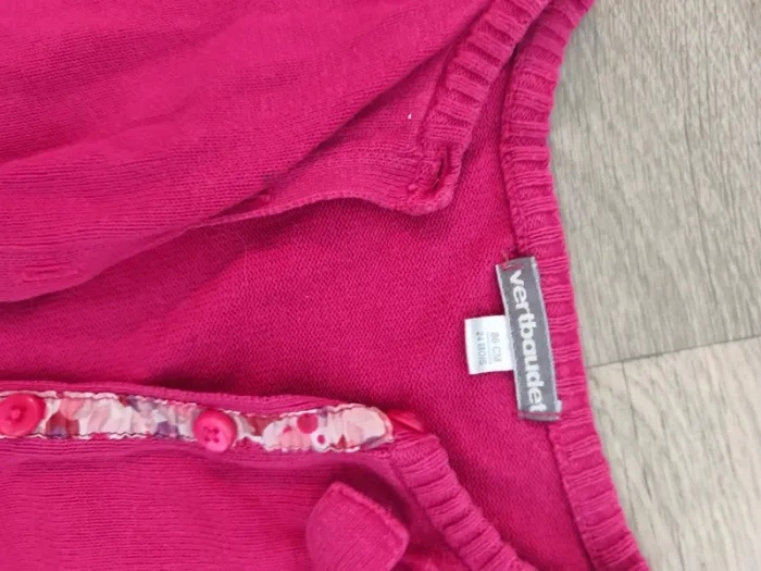 Gilet rose marque tape à l'oeil taille 23 mois - photo numéro 6