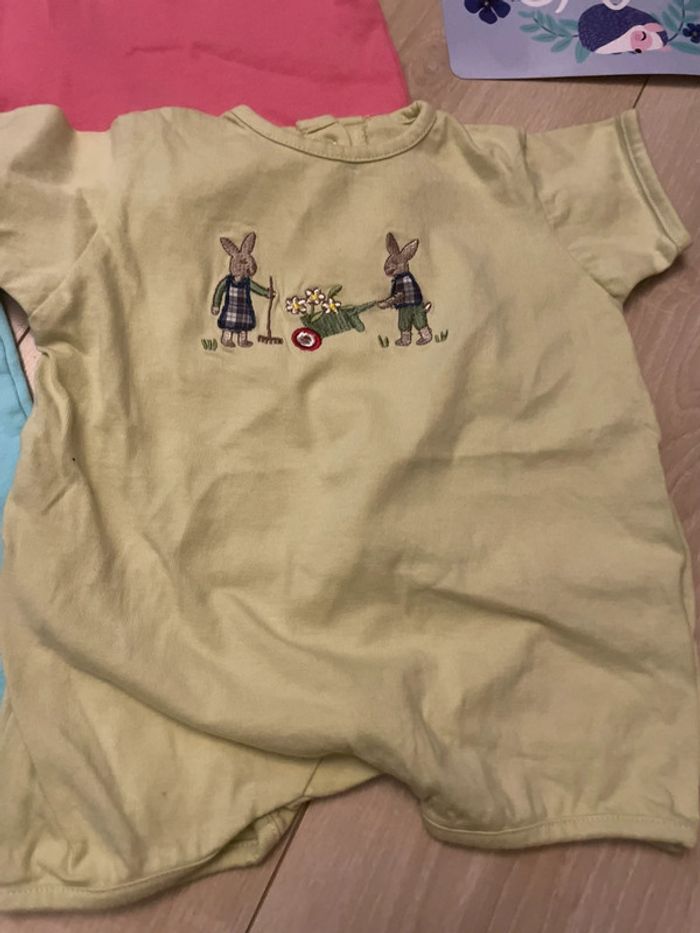 Lot de 4 pyjamas été 3 mois tex baby - photo numéro 2