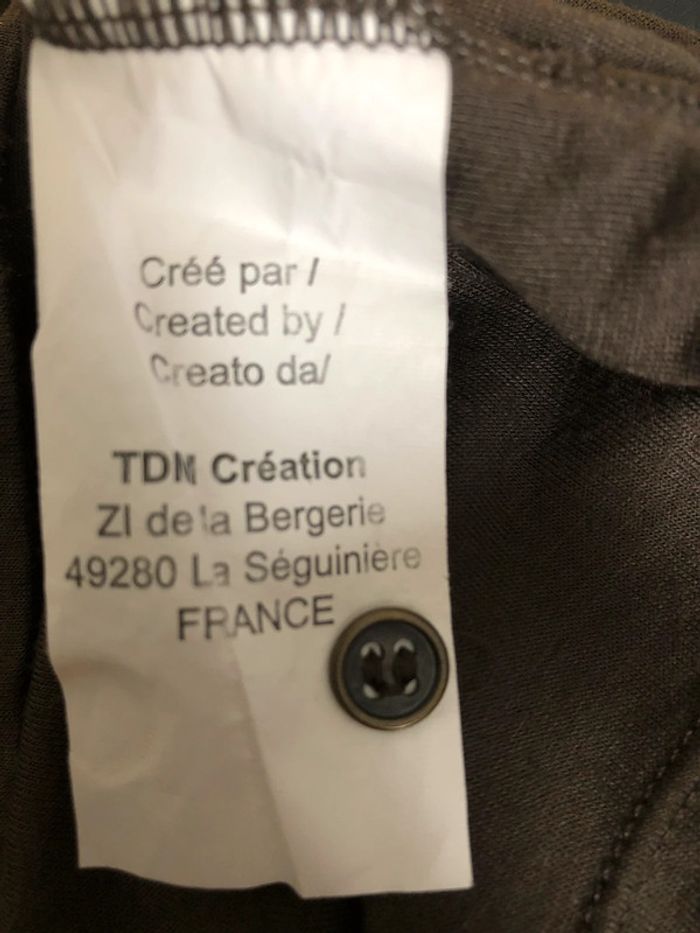 AN35: Tunique marron tdm T 44/46 - photo numéro 13