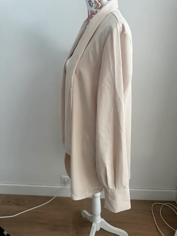 Blazer souple crème - photo numéro 3