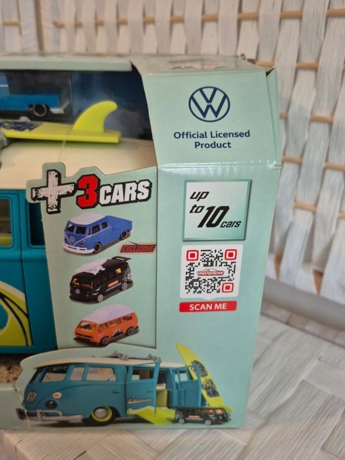💕Jolie bus Volkswagen VW the originals T1 Carry Case Majorette💕 - photo numéro 4
