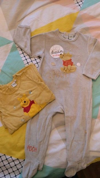 Lot de 2 pyjamas Winnie l'ourson 23 mois