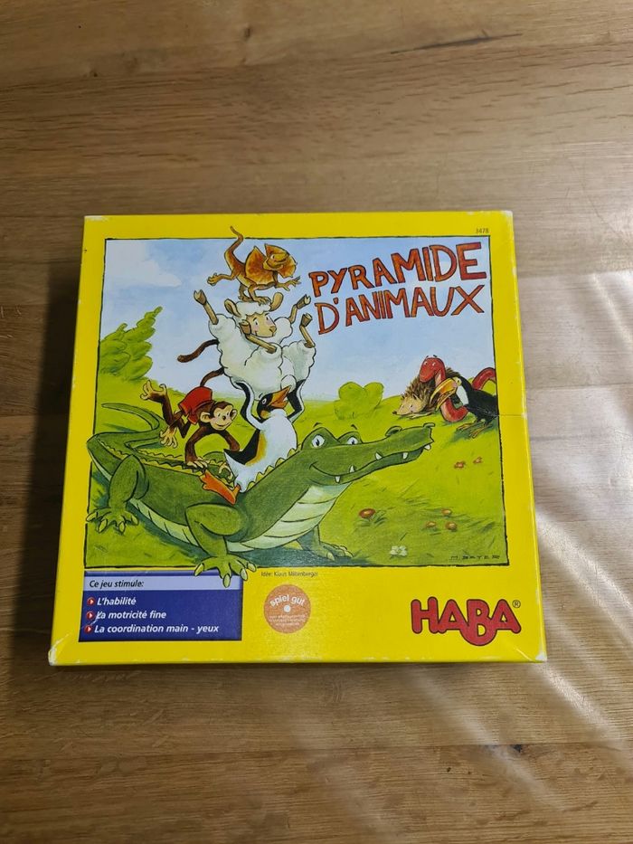 Jeu de société Pyramide D'animaux des éditions Haba, - photo numéro 2