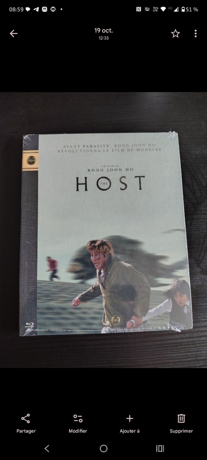Blu Ray The Host (Song Kang-ho, Bong Joon-ho) NEUF