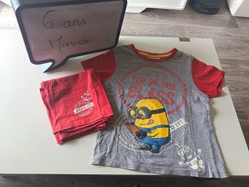 Pyjama garçon 6 ans Minions