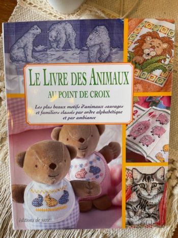 Le livre des animaux au point de croix 200 pages