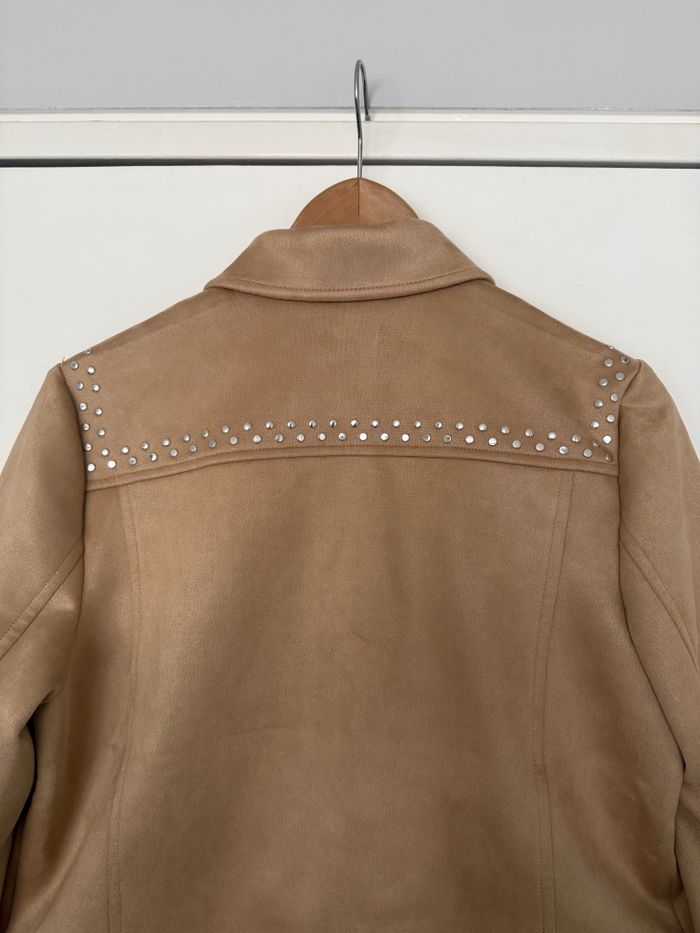 Veste neuve daim 2026 Grain de Malice suédine daim cloutée - photo numéro 9