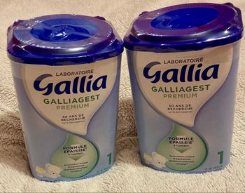 2 boites de galliagest 1er âge