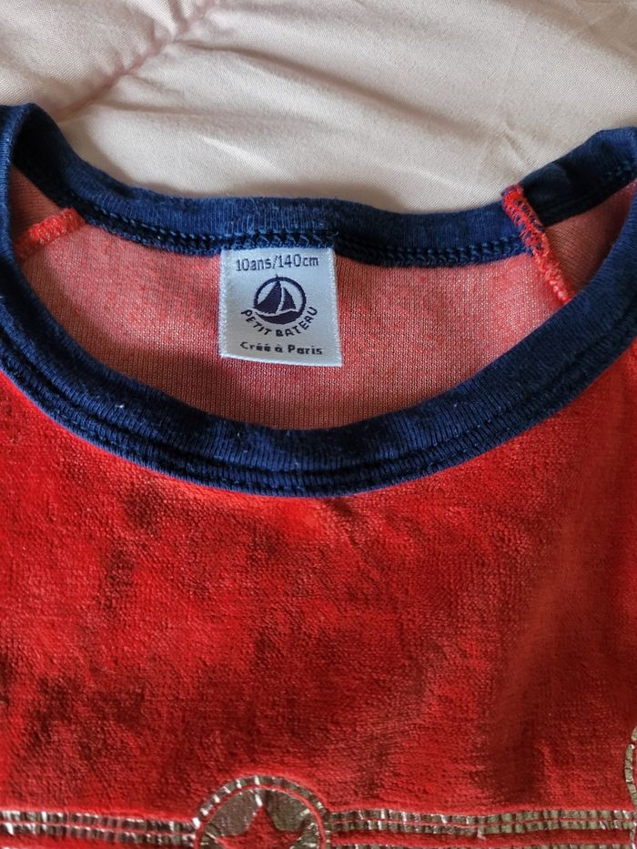 pyjama velour petit bateau 10ans (15e) - photo numéro 4