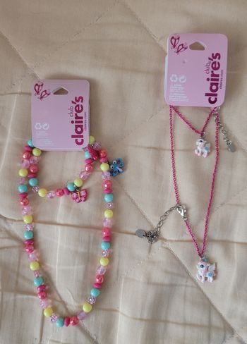 2 parures bijoux enfant