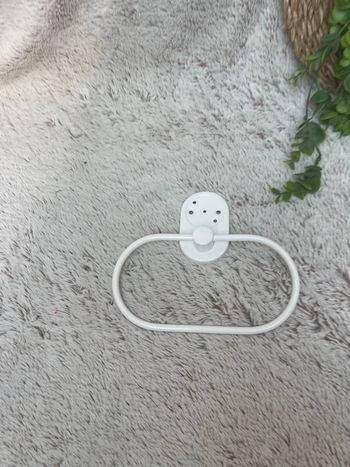 Porte serviette en métal vintage 