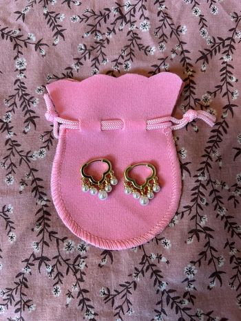 Boucles d’oreilles nuage de perles