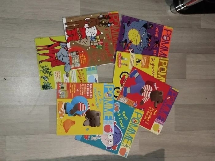 Lot de 7 magazines Pomme d’Api année 2017-18 L015  7543241284 - photo numéro 4