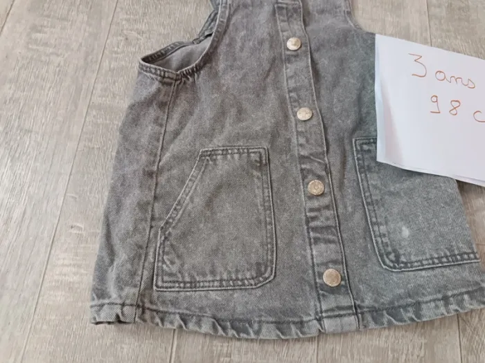 Robe salopette Mango 3 ans 98 cm - photo numéro 3