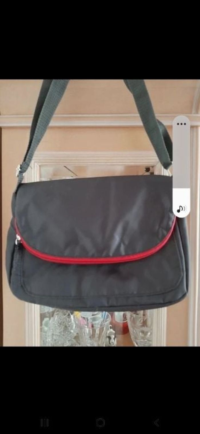 Sac bandoulière marron foncé