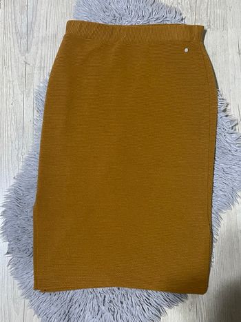 Jupe moulante moutarde Superdry