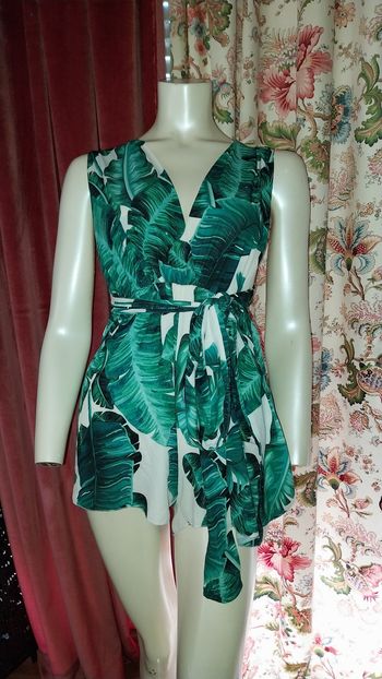 Combishort viscose imprimé taille S/M etat neuf