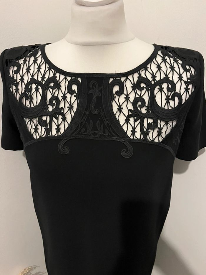 Robe noire et dentelle the Kooples S comme neuve - photo numéro 2