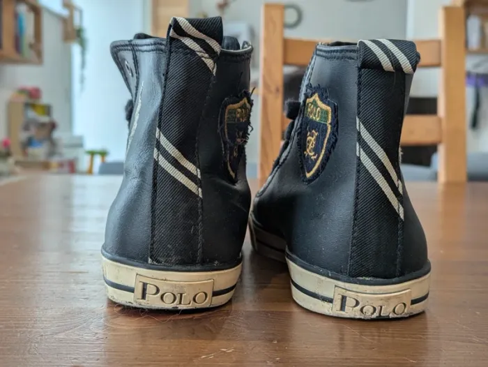 Basket montante Ralph Lauren noir - photo numéro 5