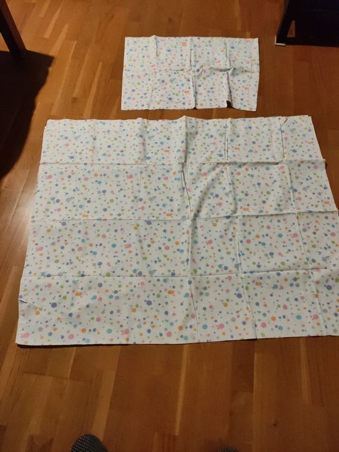 2 draps + une taie d oreiller