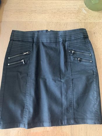 Jupe noire cache cache