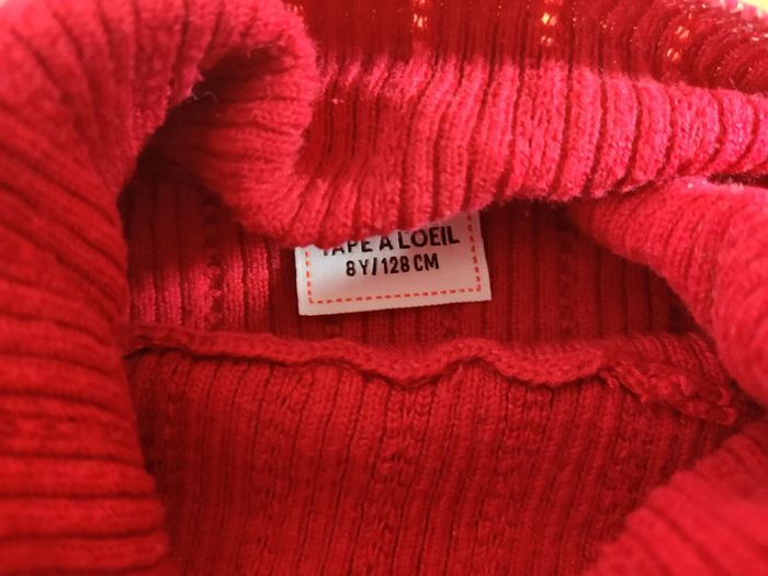 Pull col roulé tao taille 8 ans - photo numéro 2