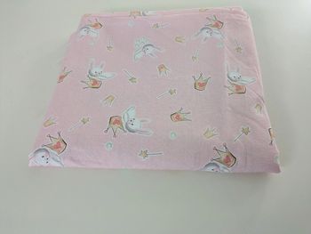 Coton rose lapins