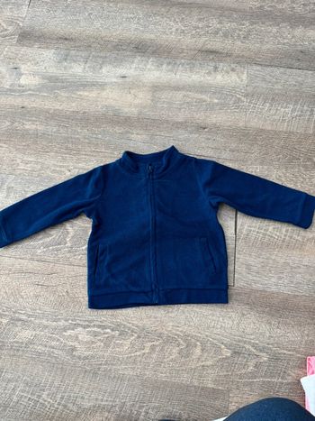 Polaire bleu marine Tex 18 mois