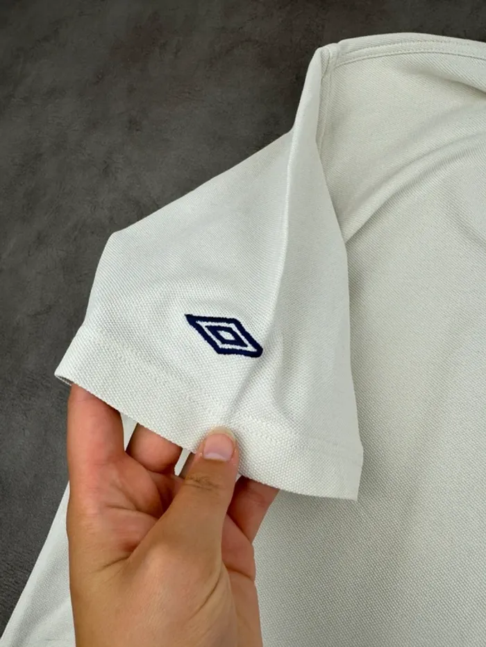 Polo Umbro Vintage 90’s Blanc Taille L - photo numéro 5