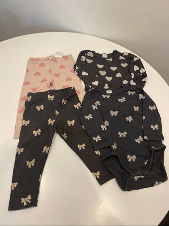 Ensemble leggings et bodies 12 mois
