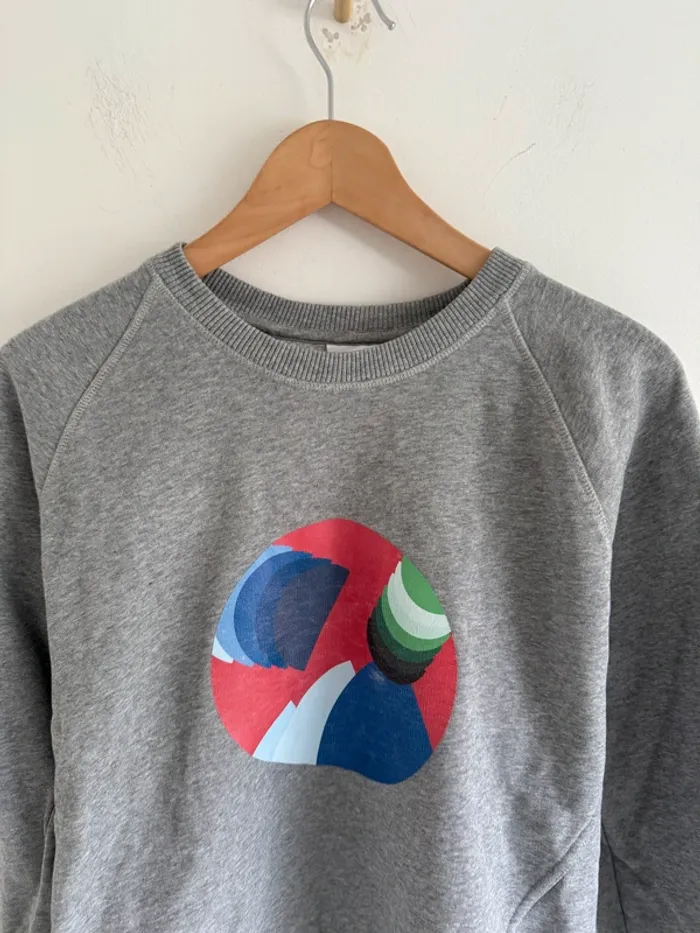Sweat gris Courreges - photo numéro 3