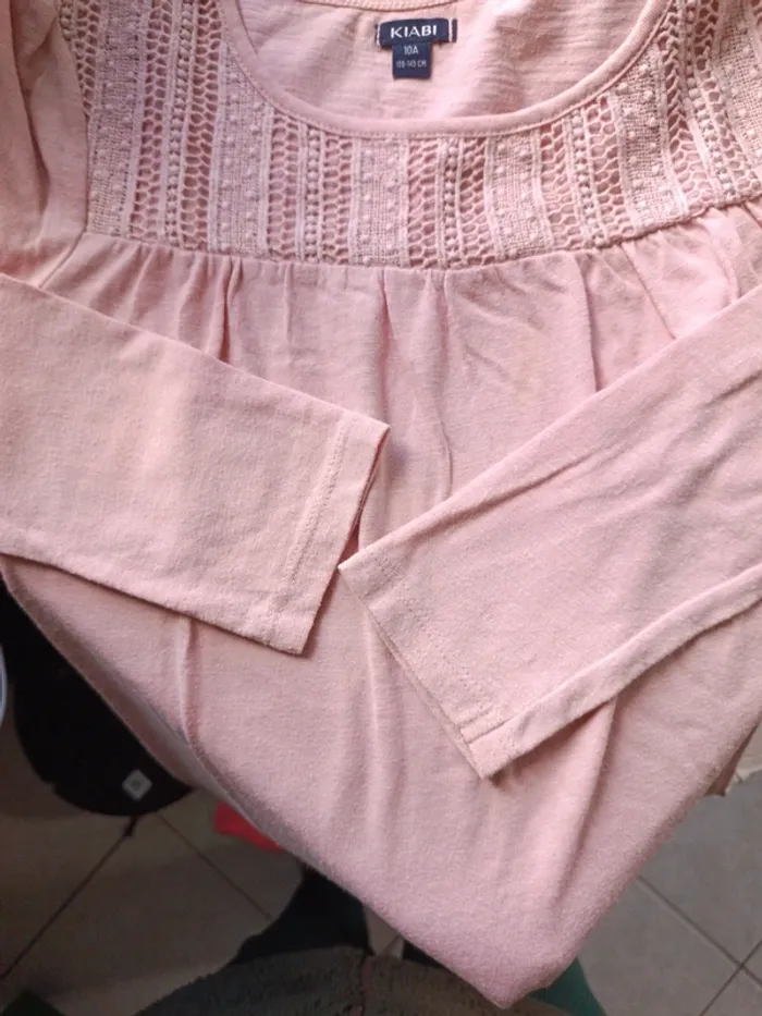 Blouse rose Kiabi 10A - photo numéro 4