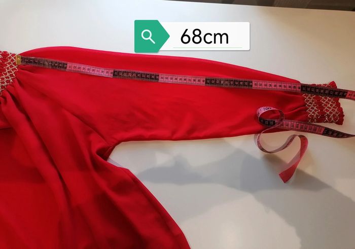Blouse rouge argentée TU (idéal 38 au 42 - photo numéro 11