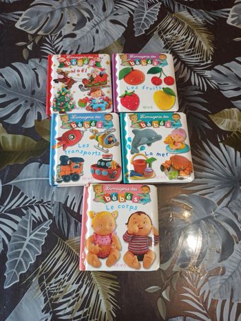 Lot de 5 livres imagerie des bébés fleurus