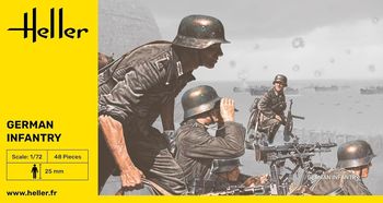 HELLER 49605 Figurines Infanterie Allemande 1/72